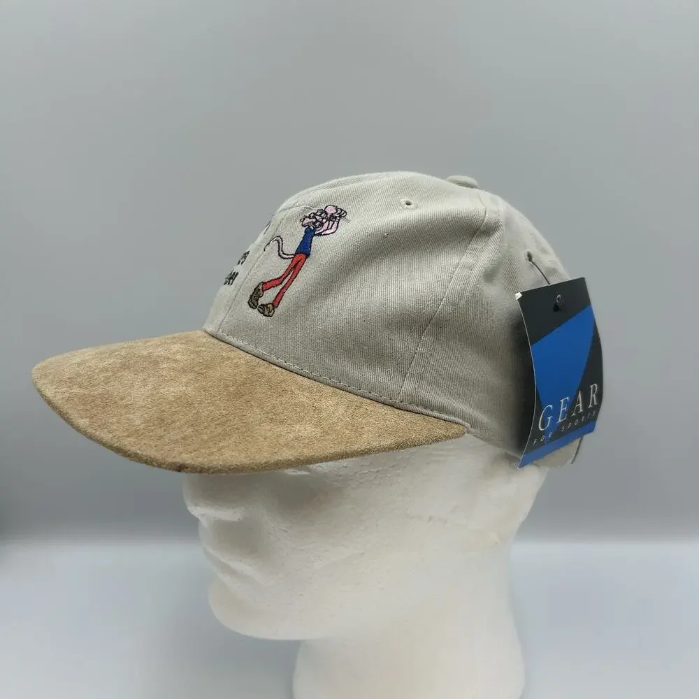 Vintage Wickes Lumber NEW Golf Snapback Baseball Hat Tan Adjustable Casual 1990s